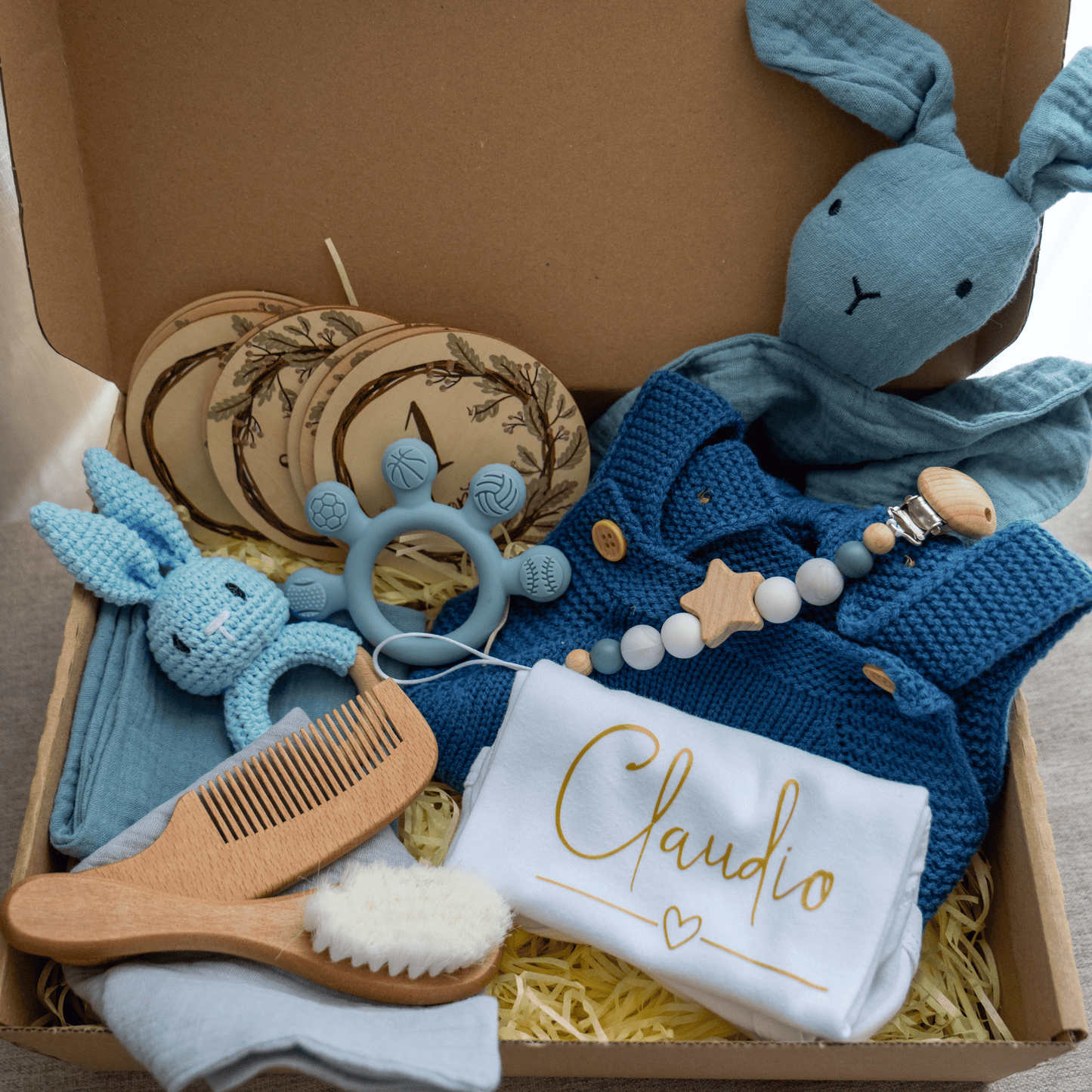 Box Nascita Personalizzata – 3 Misure (Piccola, Media, Grande) – Regalo Neonato - Sorelle Kreative