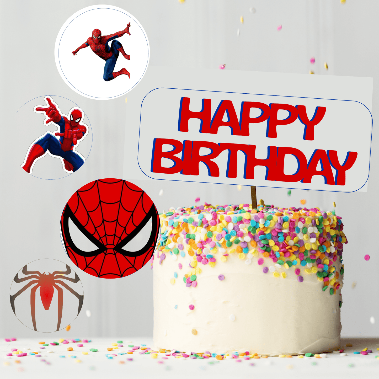 Kit Festa Spider - Man – Allestimento Completo da Stampare (Modelli Canva Editabili) - Sorelle Kreative