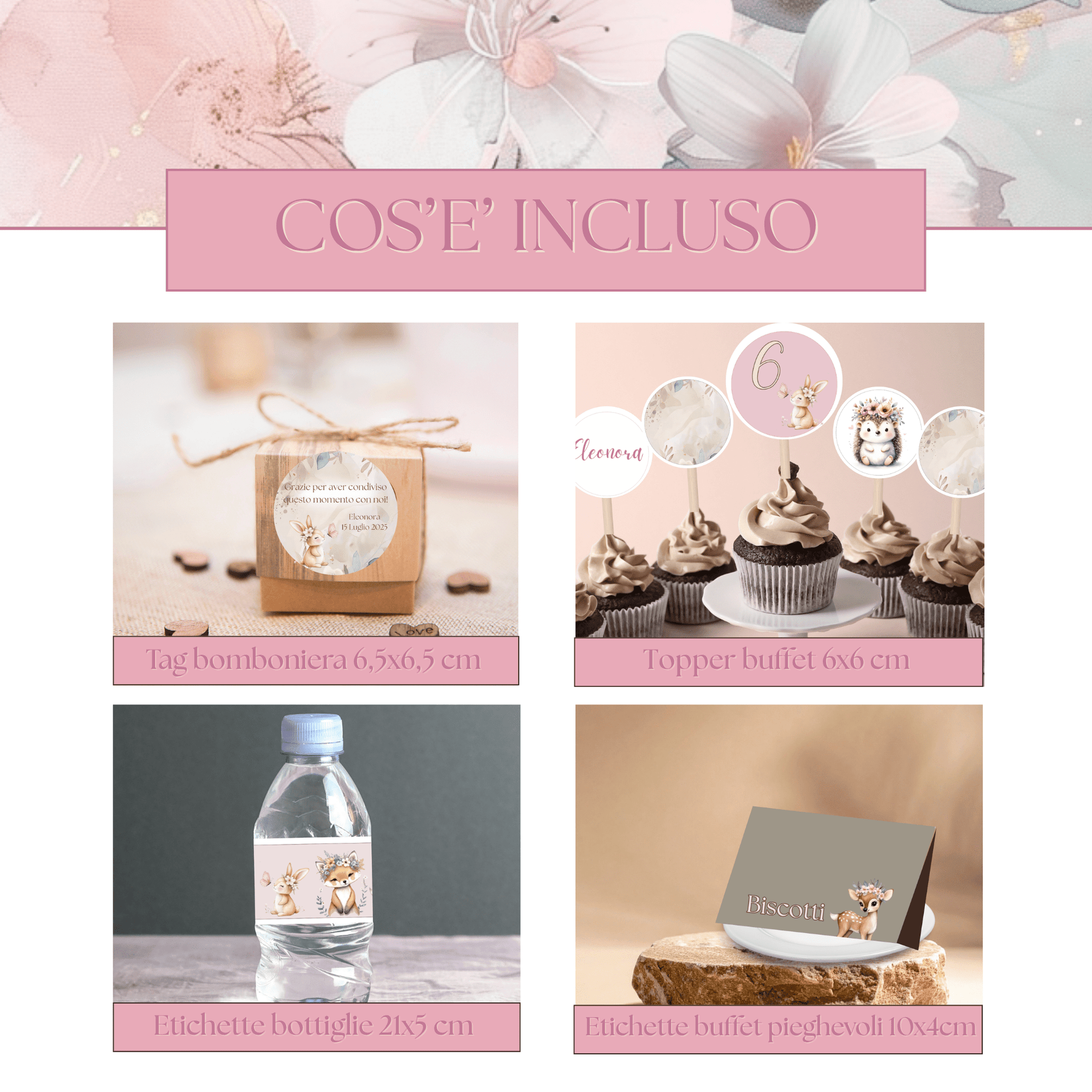 Kit Festa Little Dutch – Allestimento Completo da Stampare | Template Canva Modificabile (Inviti + Banner + Topper) - Sorelle Kreative