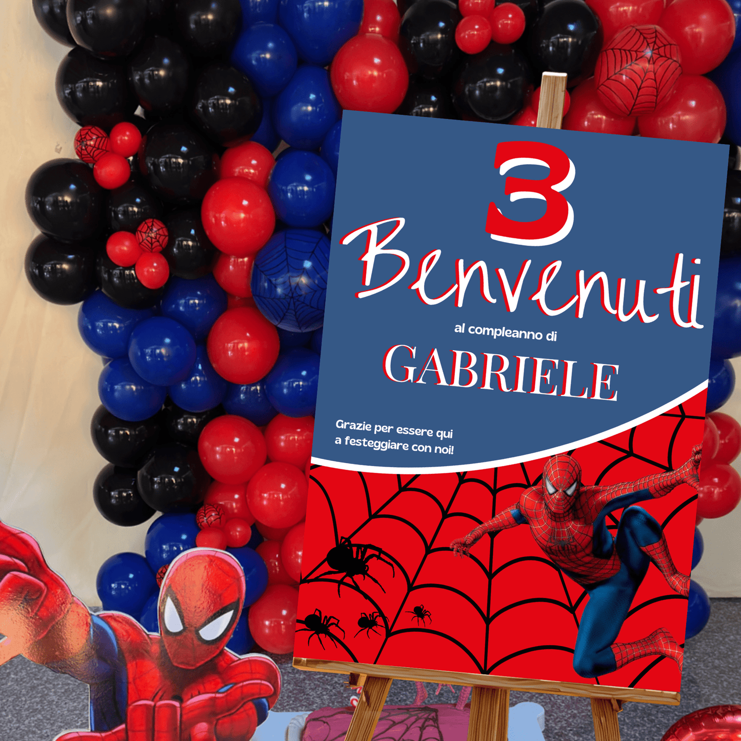 Kit Festa Spider - Man – Allestimento Completo da Stampare (Modelli Canva Editabili) - Sorelle Kreative