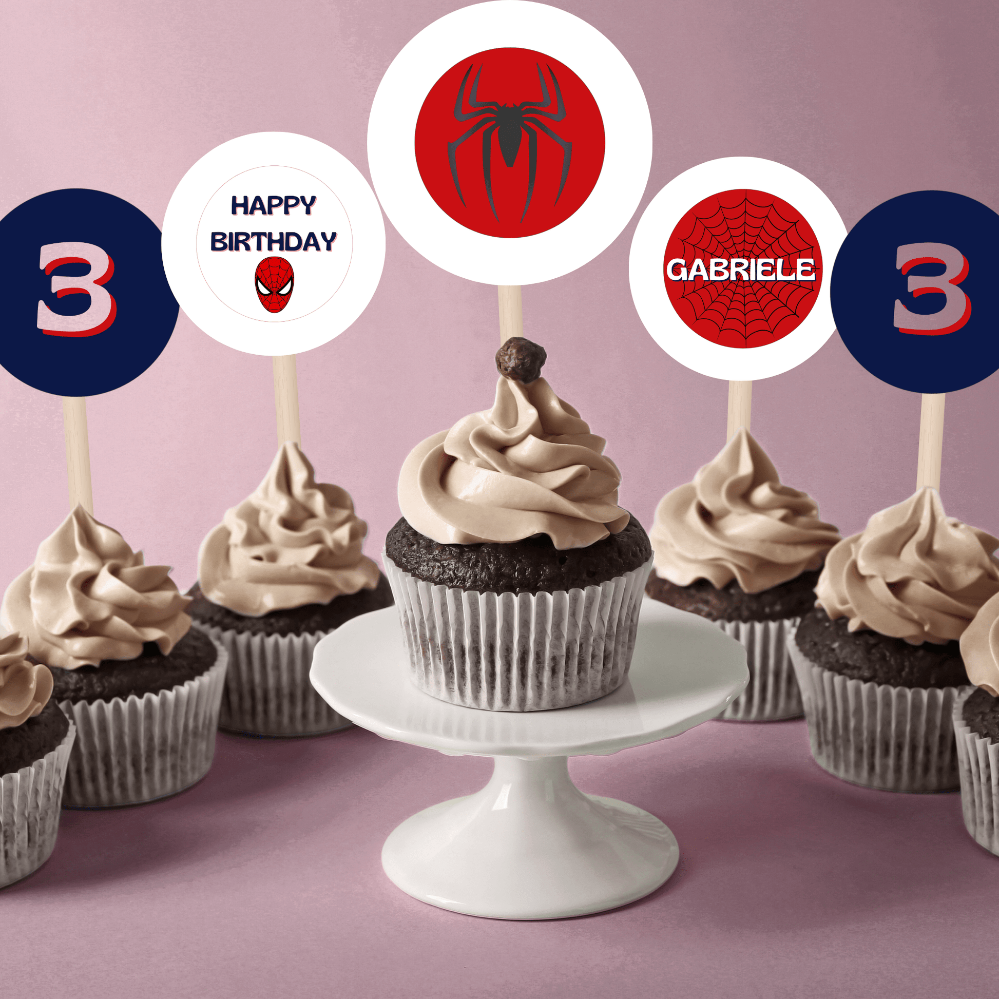 Kit Festa Spider - Man – Allestimento Completo da Stampare (Modelli Canva Editabili) - Sorelle Kreative