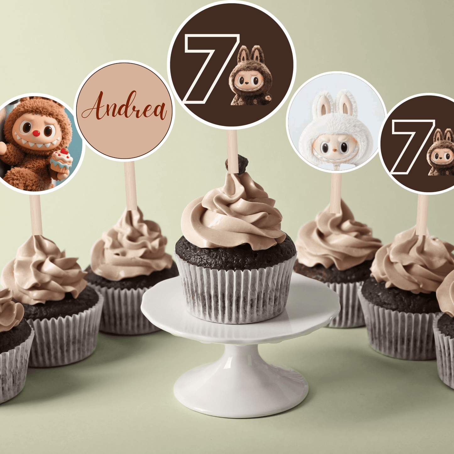 Kit Festa LaBubu – Allestimento Completo da Stampare | Template Canva Modificabile (Inviti + Banner + Topper) - Sorelle Kreative