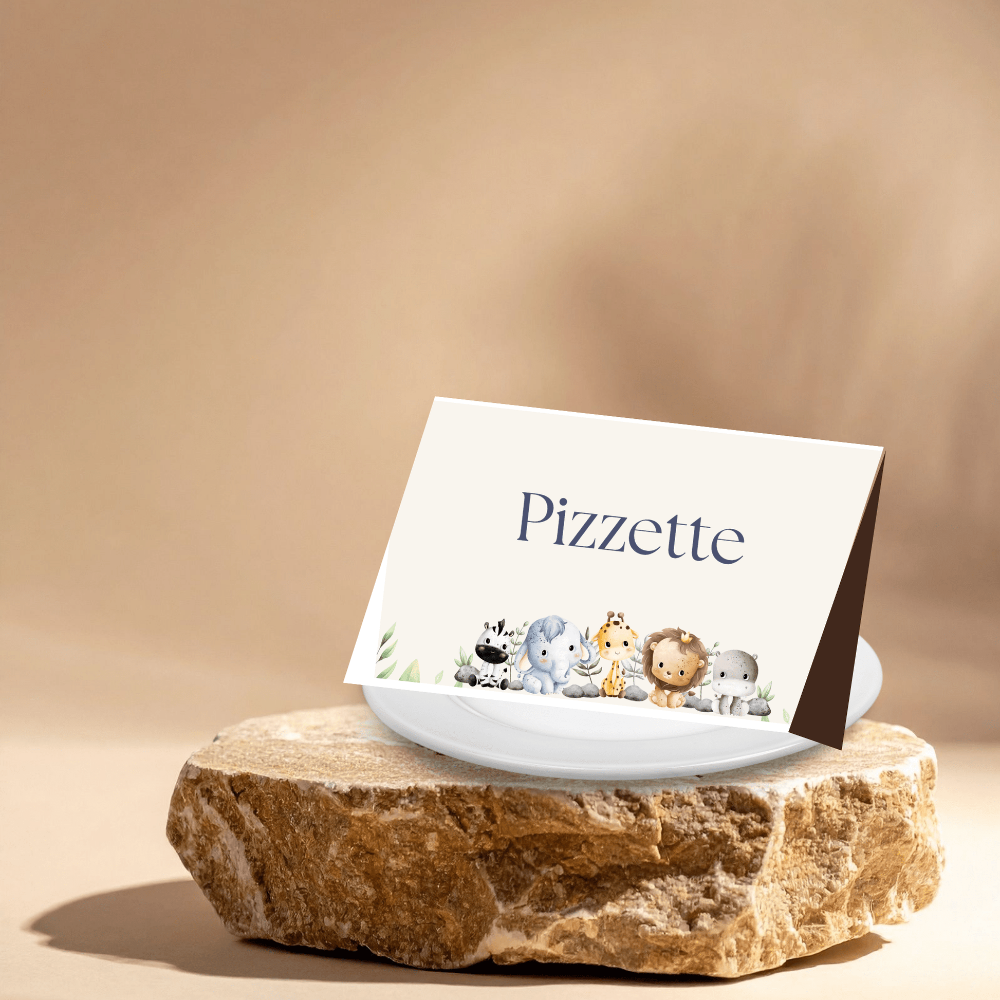 Kit Festa Safari da Stampare – Compleanno Bambino – Tema Wild One – Modificabile con Canva – Invito + Decorazioni + Banner + Topper - Sorelle Kreative