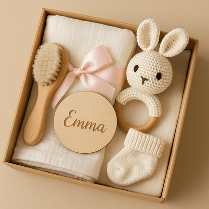 Box Nascita Personalizzata – 3 Misure (Piccola, Media, Grande) – Regalo Neonato - Sorelle Kreative