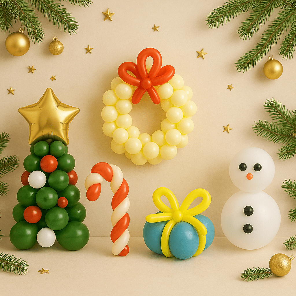 Mini Corso Balloon Art Natale – 5 Decorazioni Natalizie con Palloncini - Sorelle Kreative