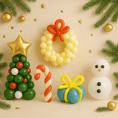 Mini Corso Balloon Art Natale – 5 Decorazioni Natalizie con Palloncini - Sorelle Kreative