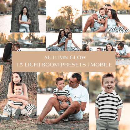 Preset Lightroom Autumn Glow | 15 filtri per foto calde e naturali – Mobile e Desktop - Sorelle Kreative