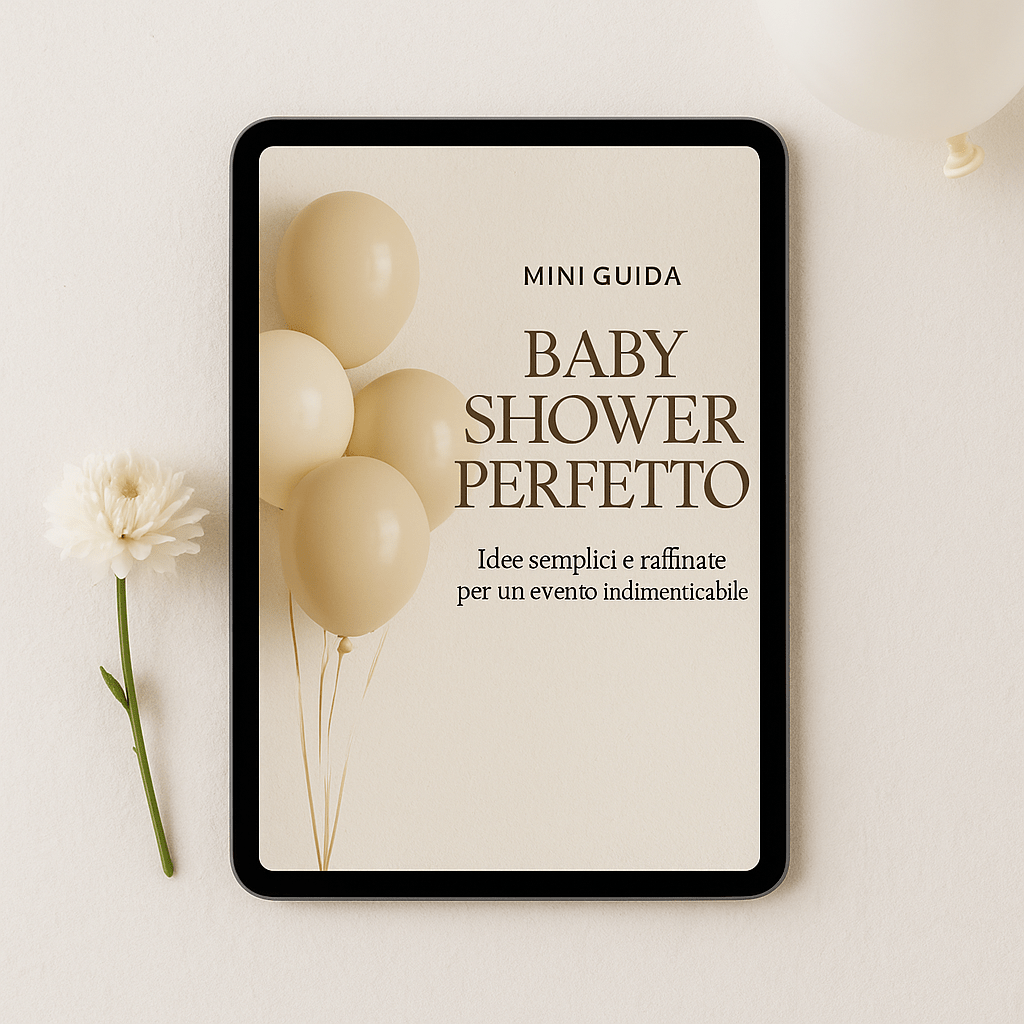 Mini Guida Baby Shower Perfetto – PDF Digitale da Scaricare - Sorelle Kreative